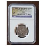 Graded 2019 W Pacific HP 25 Cent Piece
