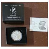 2022 American Eagle Uncirculated Silver Coin