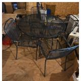 Metal Patio Table and Chairs