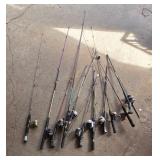 Assorted Fishing Poles