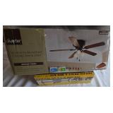 New Chapter Ceiling Fan w/ Brace and Box Kit