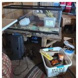 Fish Tank, Accessories and Stand