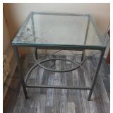 Glass Top Side Stand
