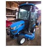 2023 LS MT125 Tractor w Cab, Mower, Loader, Blower