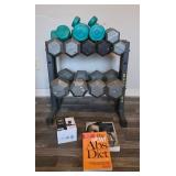 Weight Set and Exercise Literature