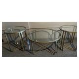 3- Glass Top End Tables
