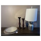 Lamp-Pedestals-Mirror