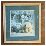 L. Daniels Polar Bear Print