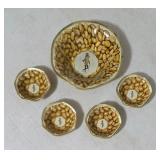 Vintage Mr. Peanut Serving Dishes