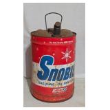 Vintage Metal Snobil Can