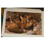 Carl Brenders Signed Fox Print
