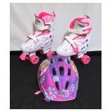 Roller Skates and Helmet