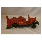 Vintage Metal Die Cast Fire Truck