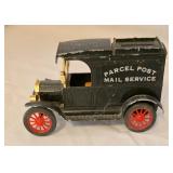 Vintage Parcel Post Metal Bank