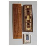 Vintage Cribbage Boards