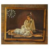 Native American Clock