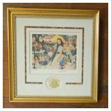 Signed Gone With The Wind 50th Anniversary Print