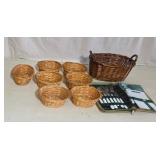 Baskets and Picnic Set