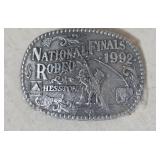 1992 NFR Hesston Belt Buckle