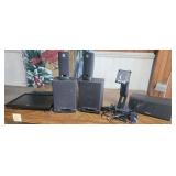 Speakers and Computer Monitor