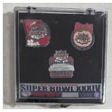 Sealed 2000 Superbowl Commemorative Pin Set