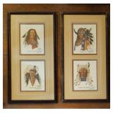 Signed Schmidt Native American Prints