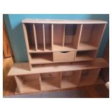 Wooden Organizing Shelving Unit