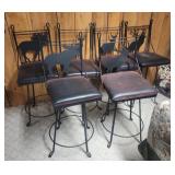 Elk and Moose Bar Chairs