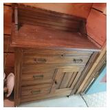 Vintage Wooden Dry Sink