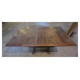 Vintage Folding Wooden Table