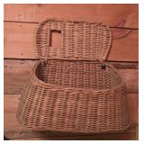 Vintage Fishing Creel & Lure Pouch