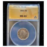 1911 US Five Cent Piece