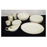 Golden Rim Dinnerware