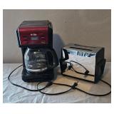 Coffee Maker and Toaster