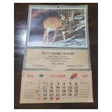 Vintage 1979 Calendar