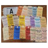 Vintage Mohawk Airlines Baggage Tags