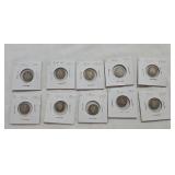 US Barber Dimes No. 4