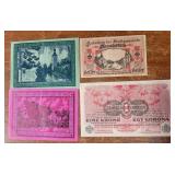Antique Foreign Currency Notes