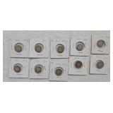 US Barber Dimes No. 5