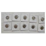 US Barber Dimes No. 10