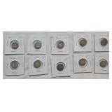 US Barber Dimes No. 11