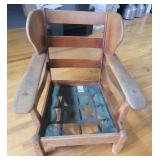 J.M. Youngs Wooden Chair