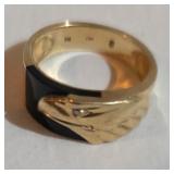 10k Gold Eagle Ring