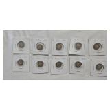 US Barber Dimes No. 9