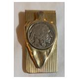 Buffalo Head Nickel Money Clip