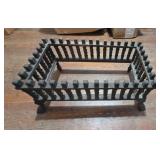 Vintage Cast Iron Fire Basket