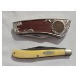 Vintage Case and Indian Head Cent Pocket Knives