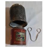 Vintage Blue Boa Rough Cut Tobacco Tins