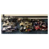 8- Diecast Nascar Cars & Bank