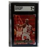 95-96 Jordan Fleer Ultra Insert Grade 7